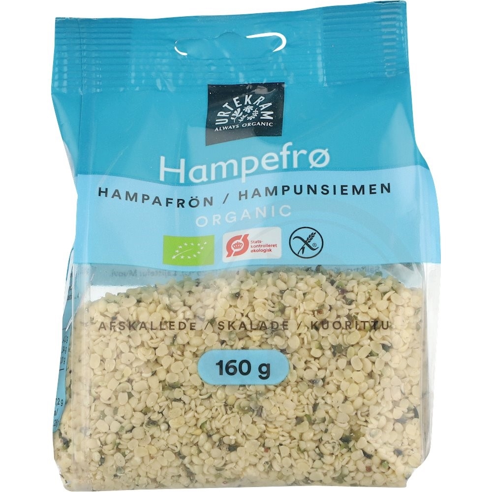 Hampefrø afskallede øko.