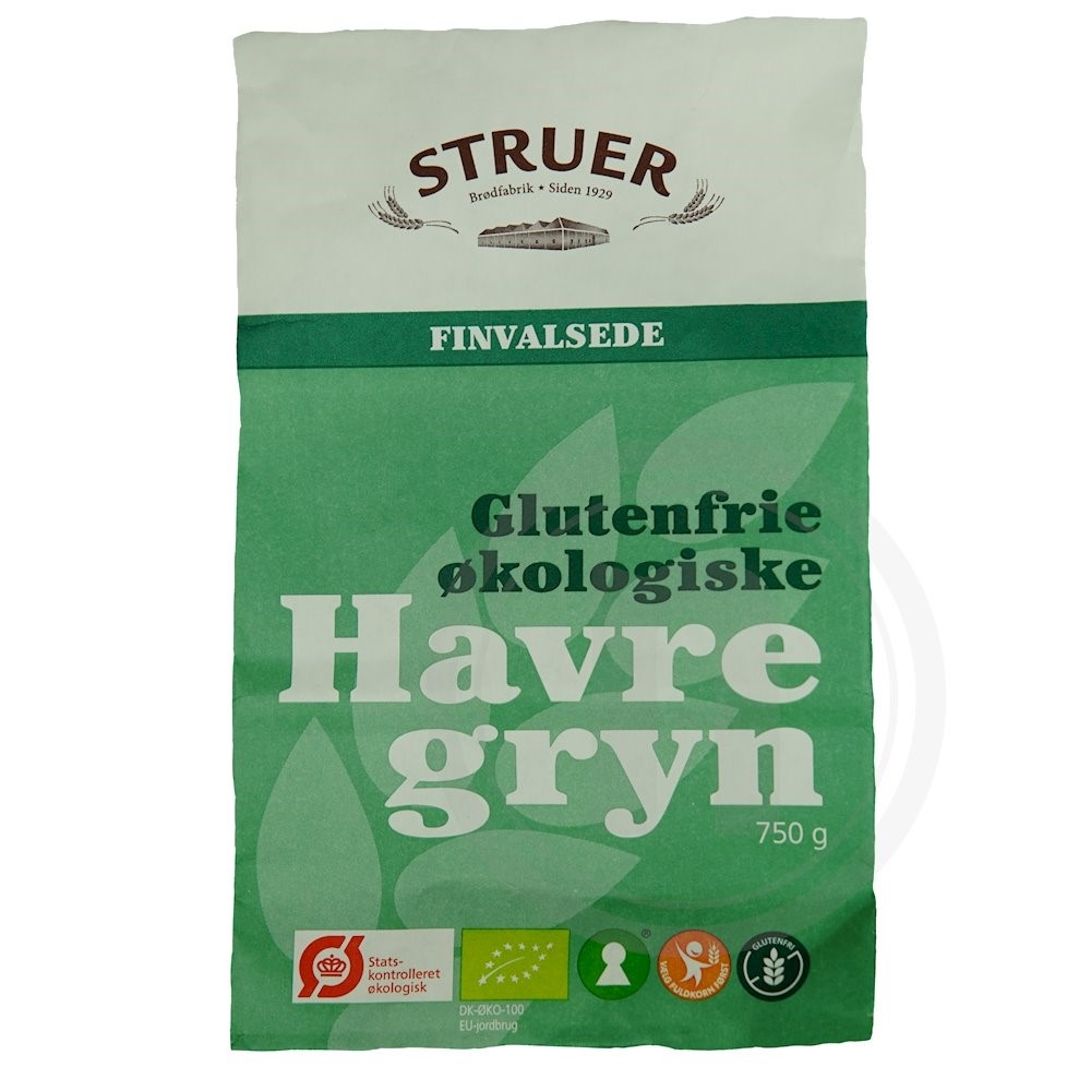 Struer Havregryn finvalsede øko.