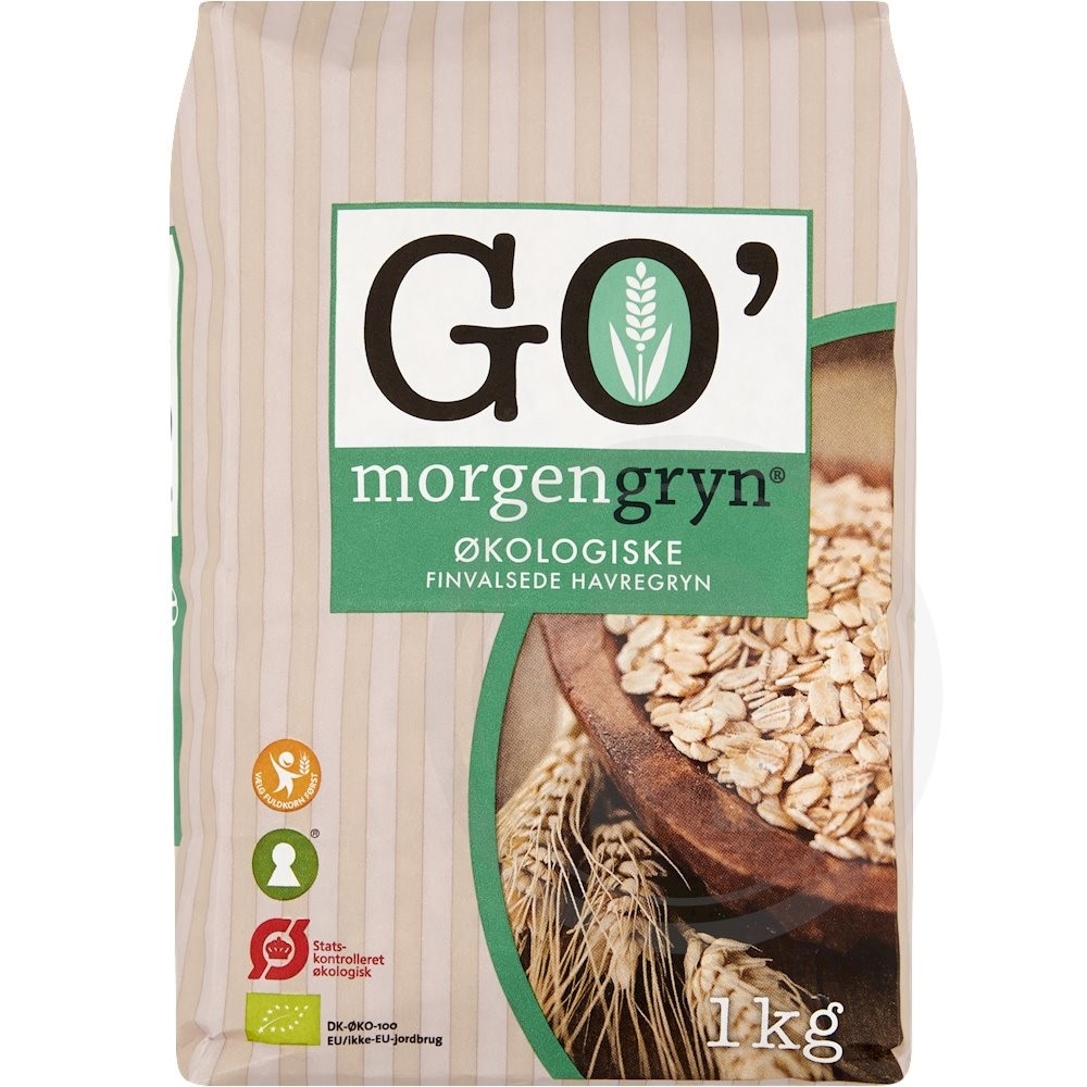 Go' Morgen Havregryn Finvalsede Øko.