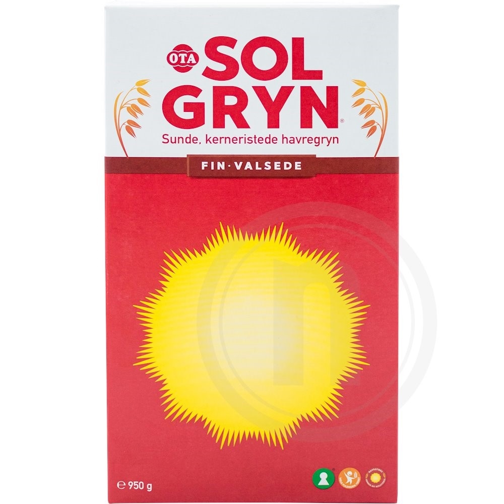 OTA Solgryn Havregryn finvalsede