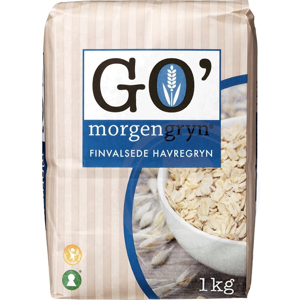 Go' Morgen Havregryn finvalsede
