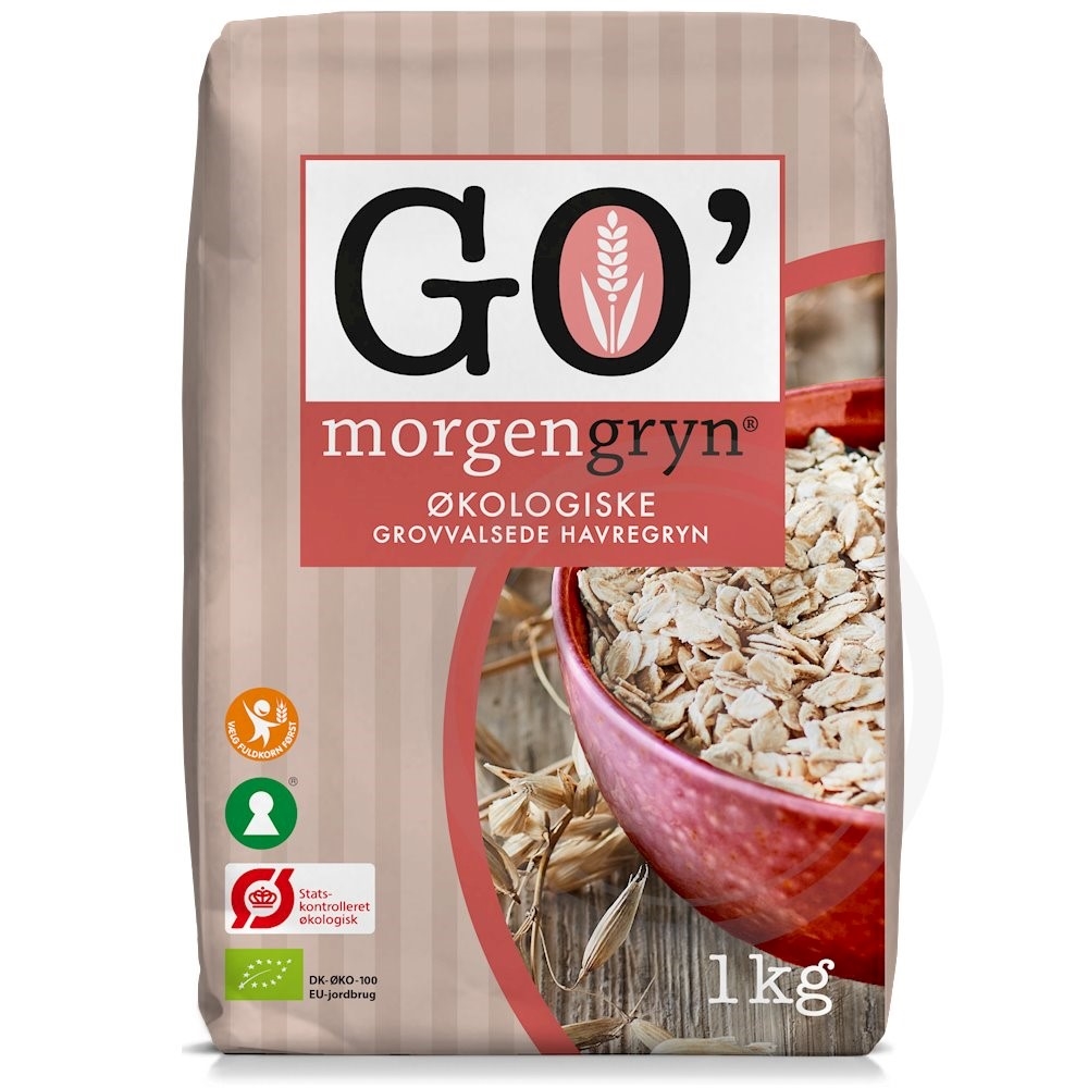 Go' Morgen Havregryn Grovvalsede Økologisk
