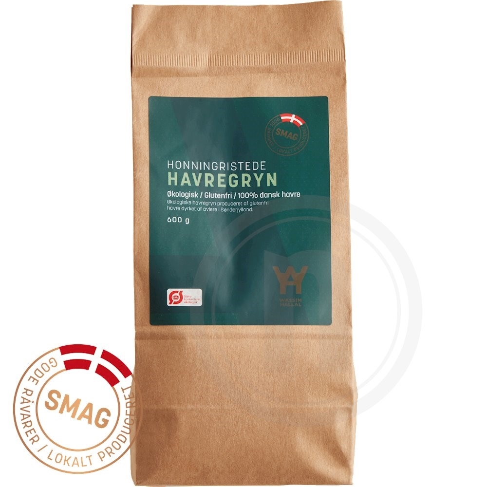 SMAG Havregryn Honningristet Øko Glutenfri