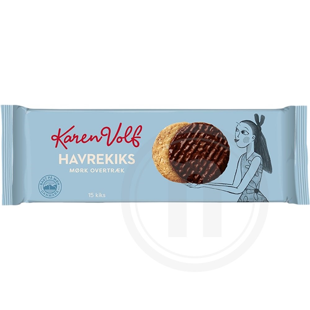 Havrekiks m m rk chokolade fra karen volf leveret med nemlig