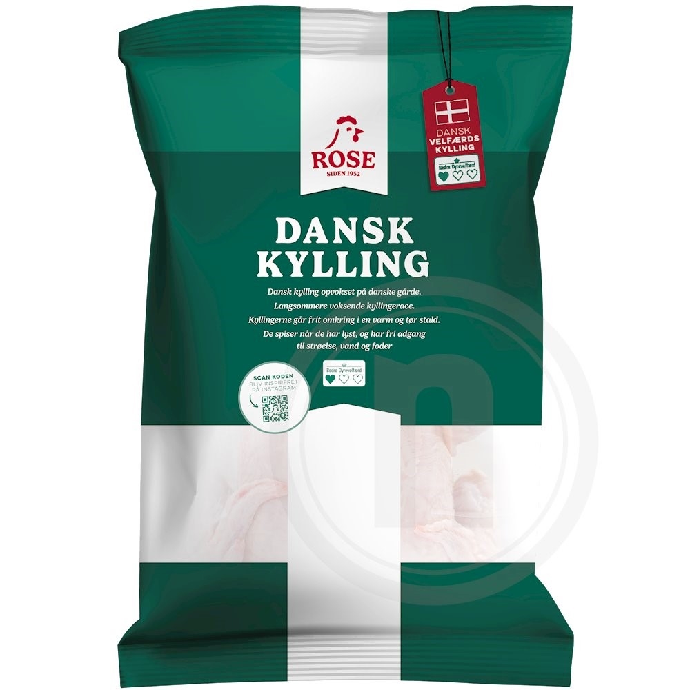 Rose Hel Kylling uden Indmad