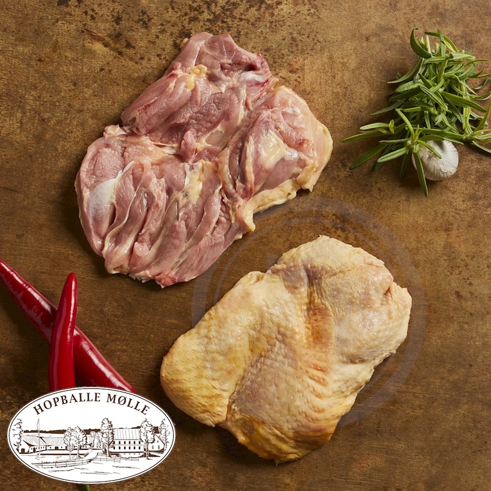 Hopballe Mølle Hele Kyllingelår Udbenet