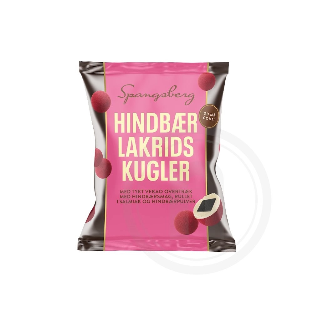 Hindbær lakridskugler