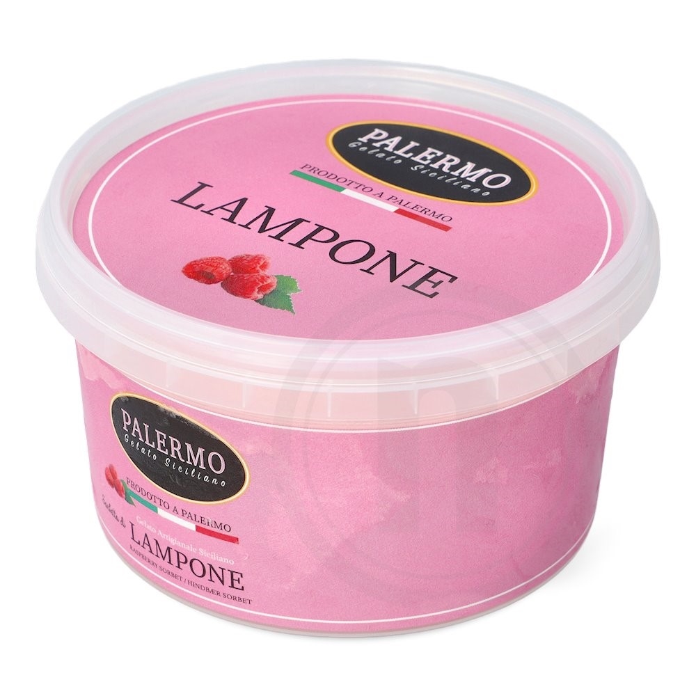 Hindbær sorbet