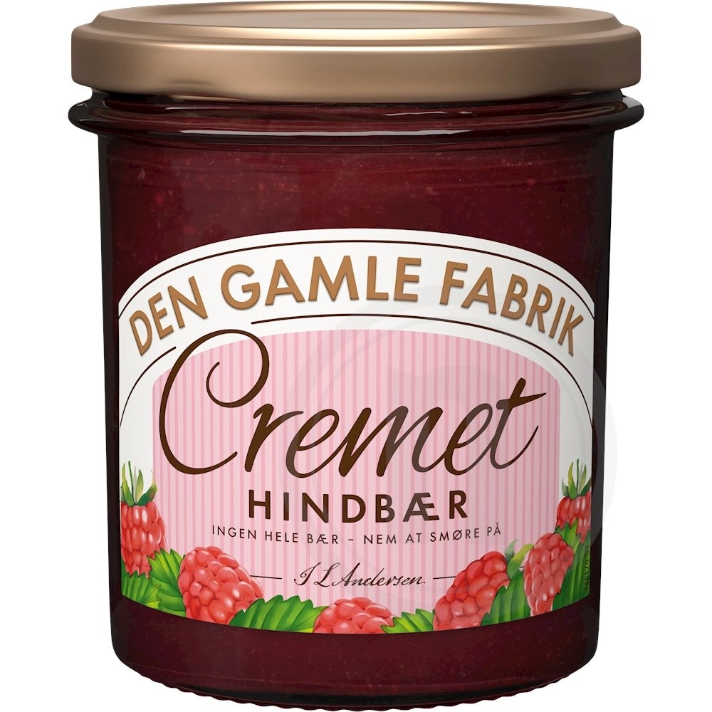 Hindbærmarmelade cremet
