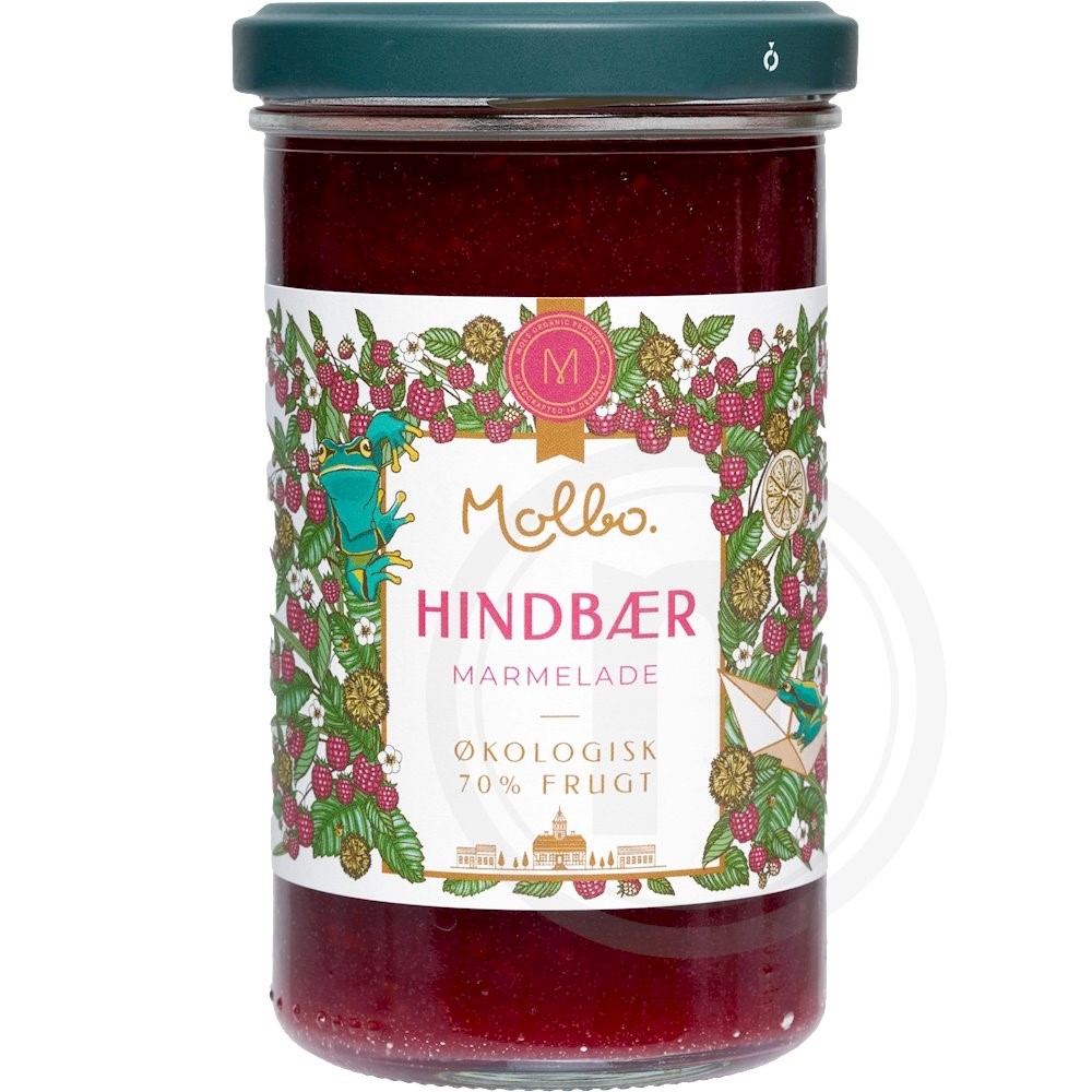 Molbo Rømer Vegan Hindbærmarmelade Øko