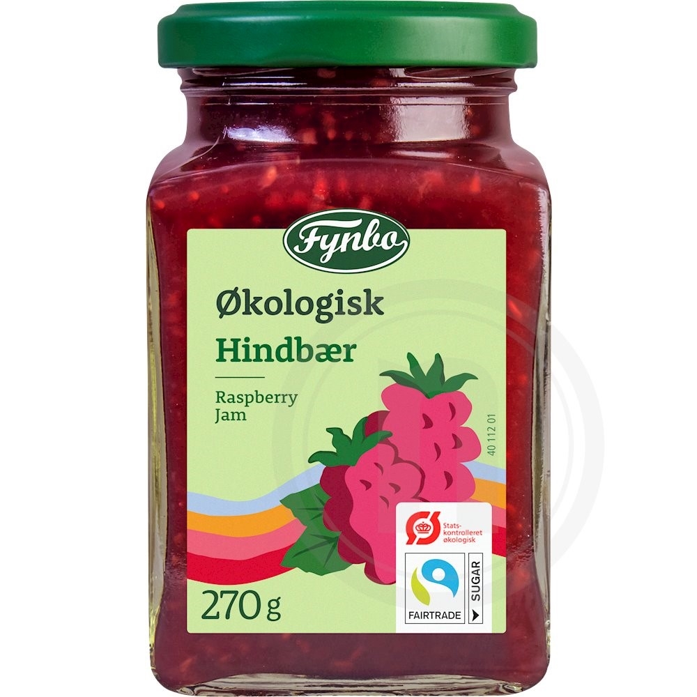 Hindbærmarmelade øko.