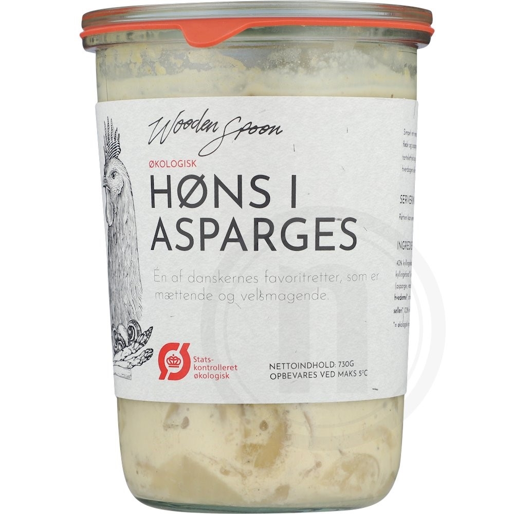 Høns i Asparges Økologisk