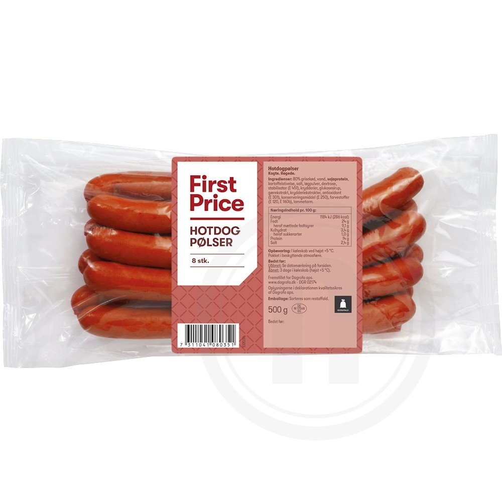 First Price Hotdogpølser