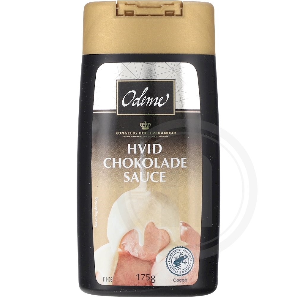 Hvid chokoladesauce