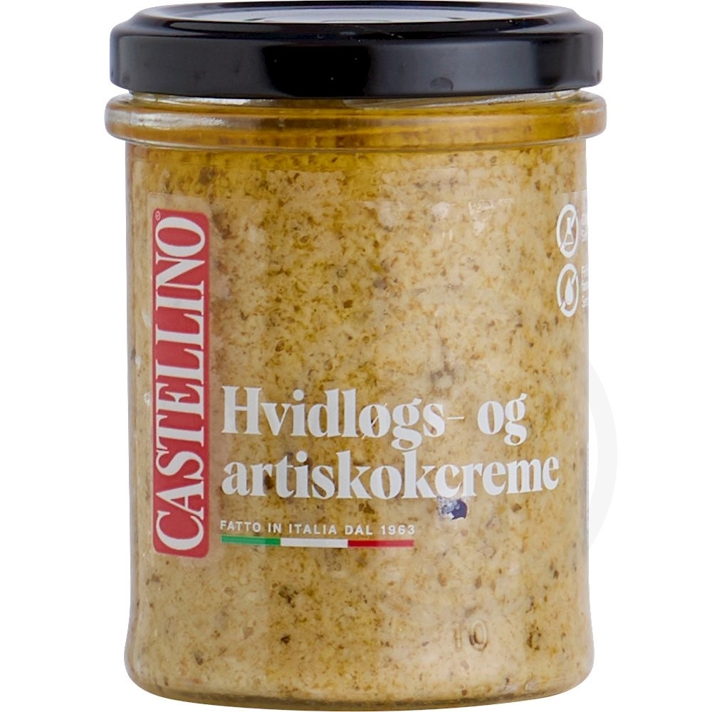 Hvidløgs- og artiskokcreme