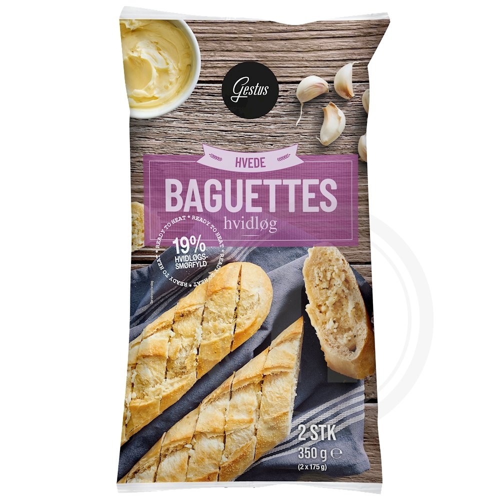 Hvidløgsbaguette