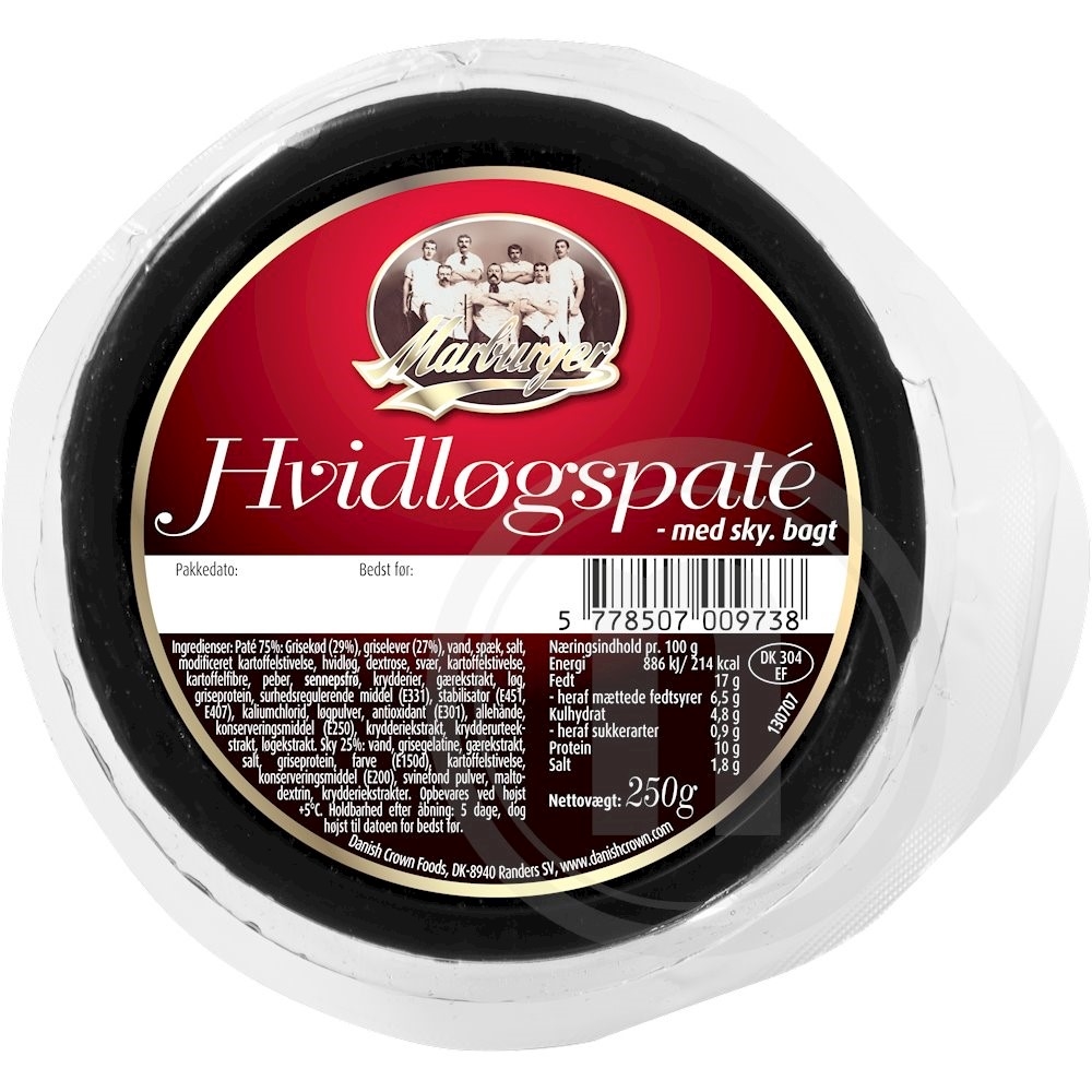 Hvidløgspaté m. sky