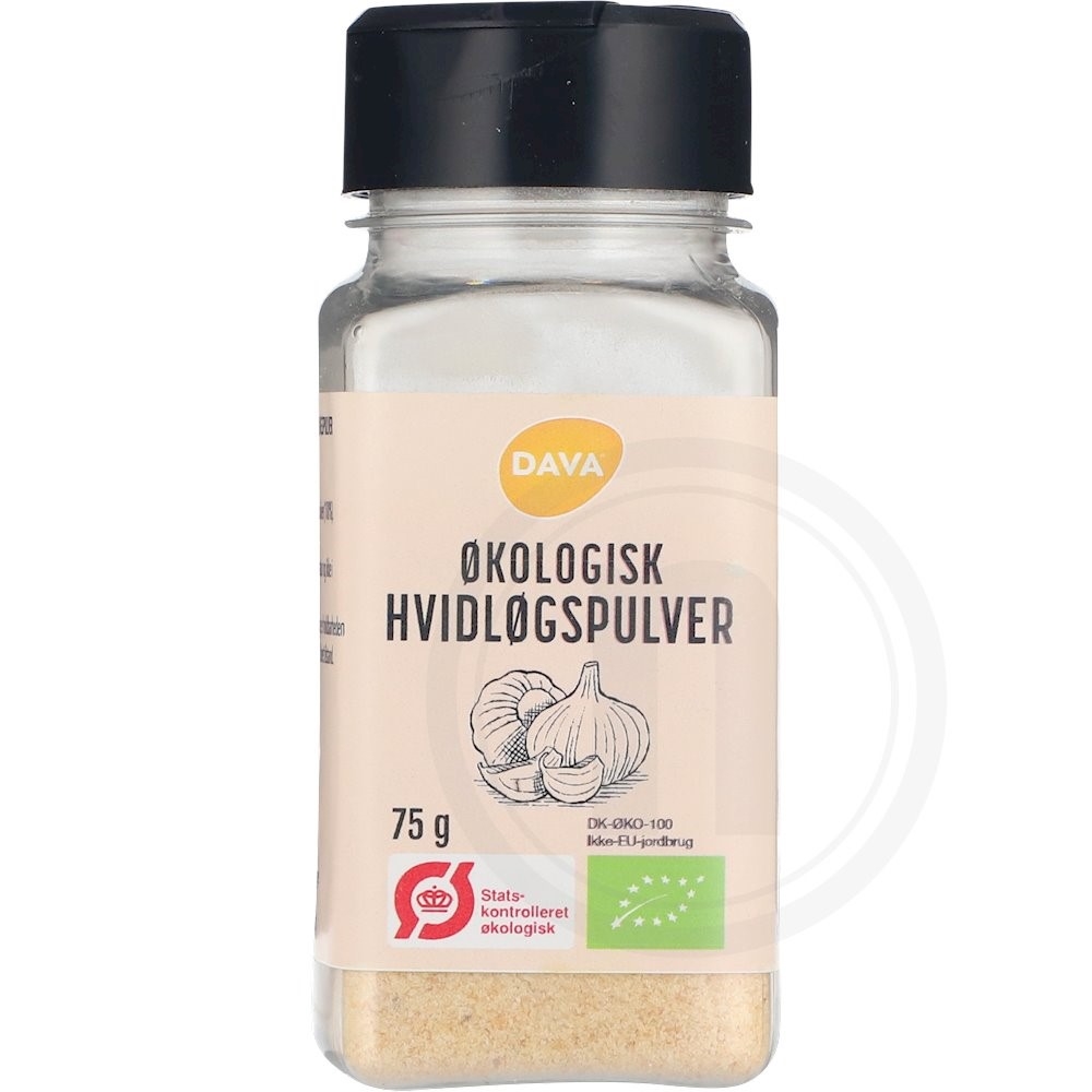 Hvidløgspulver øko.