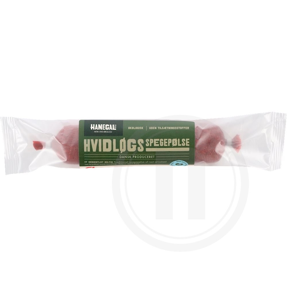 Hvidløgsspegepølse øko.