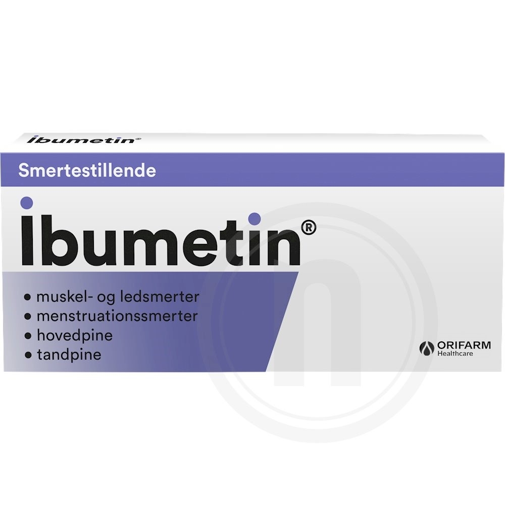 Ibumetin tabletter 200 mg 20 stk