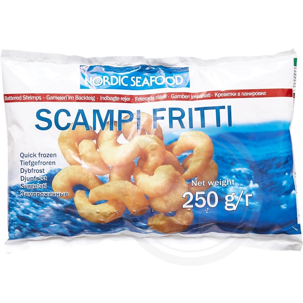 Indbagte rejer (scampi fritti)