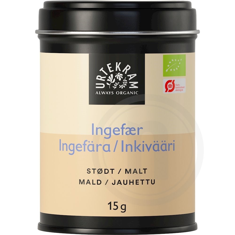 Ingefær (stødt) øko.