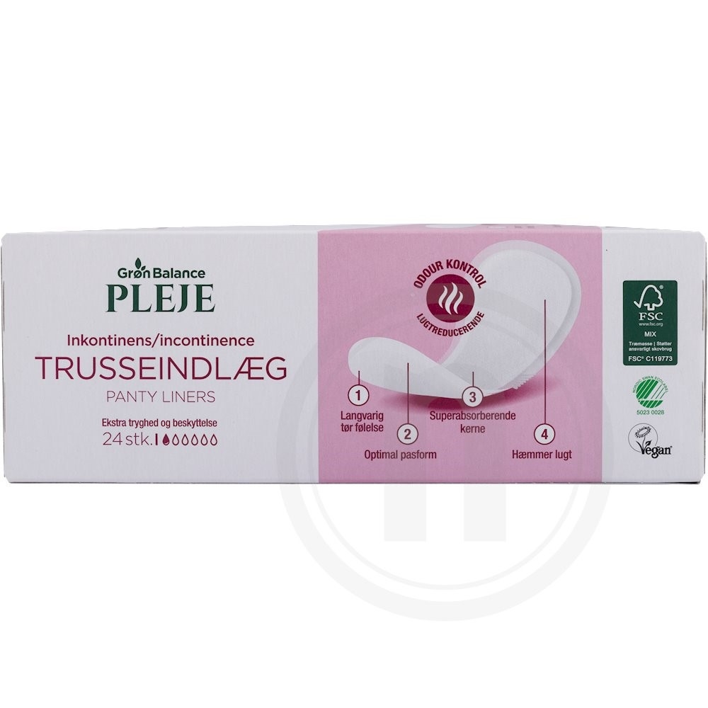Inkontinens trusseindlæg