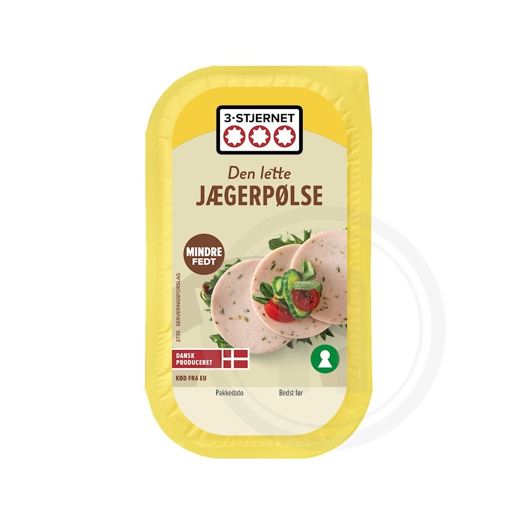 Jægerpølse 9% fedt