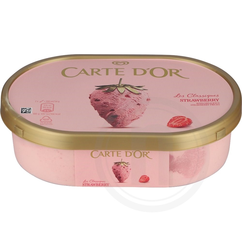 Jordbæris, 0,75 l / frost / Carte d'Or