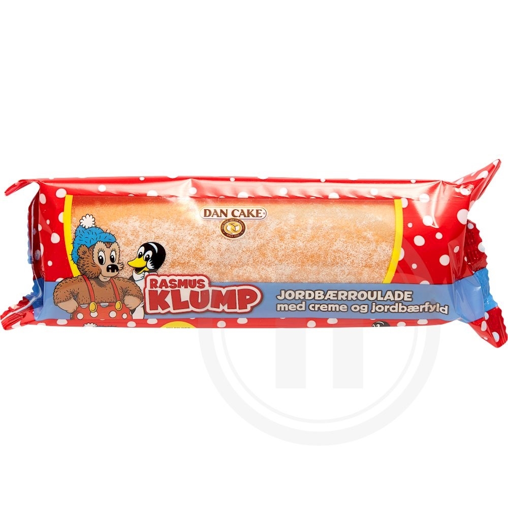 Dan Cake Jordbærroulade Rasmus Klump