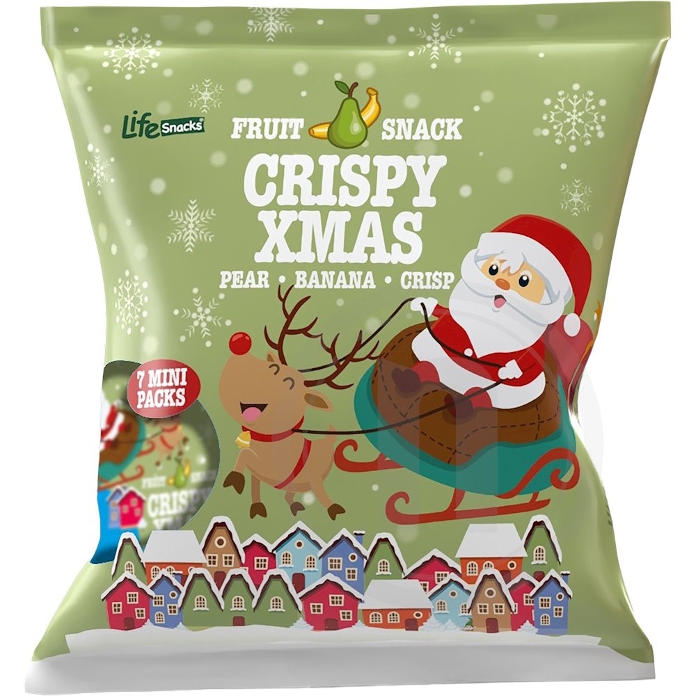 Julefrugt snacks m. banan/pære