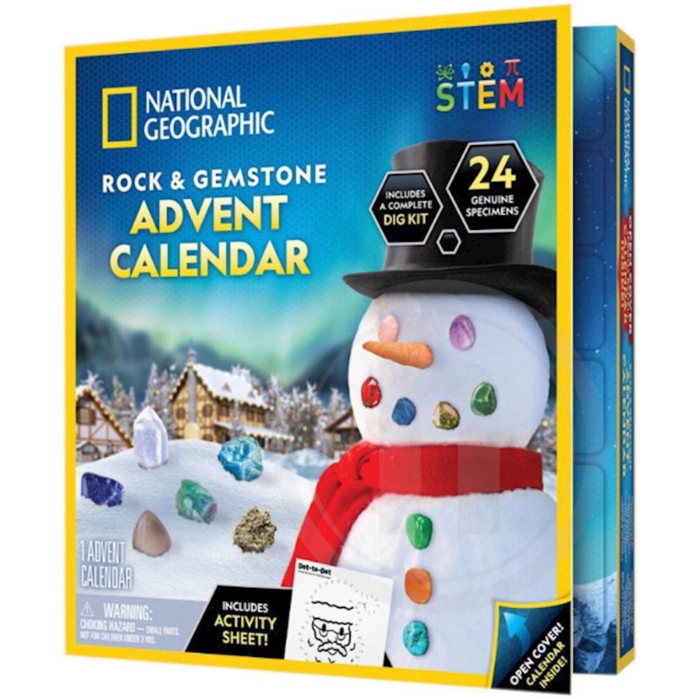 National Geographic Julekalender med Ædelsten