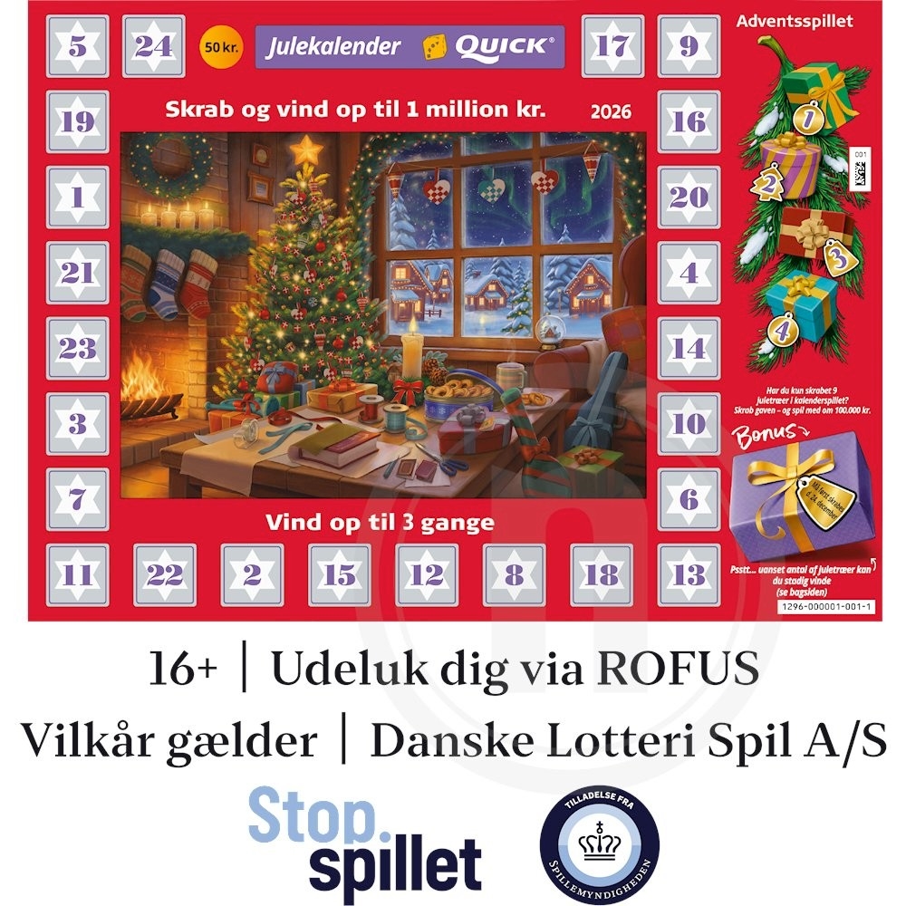 Quick Julekalender Skrab