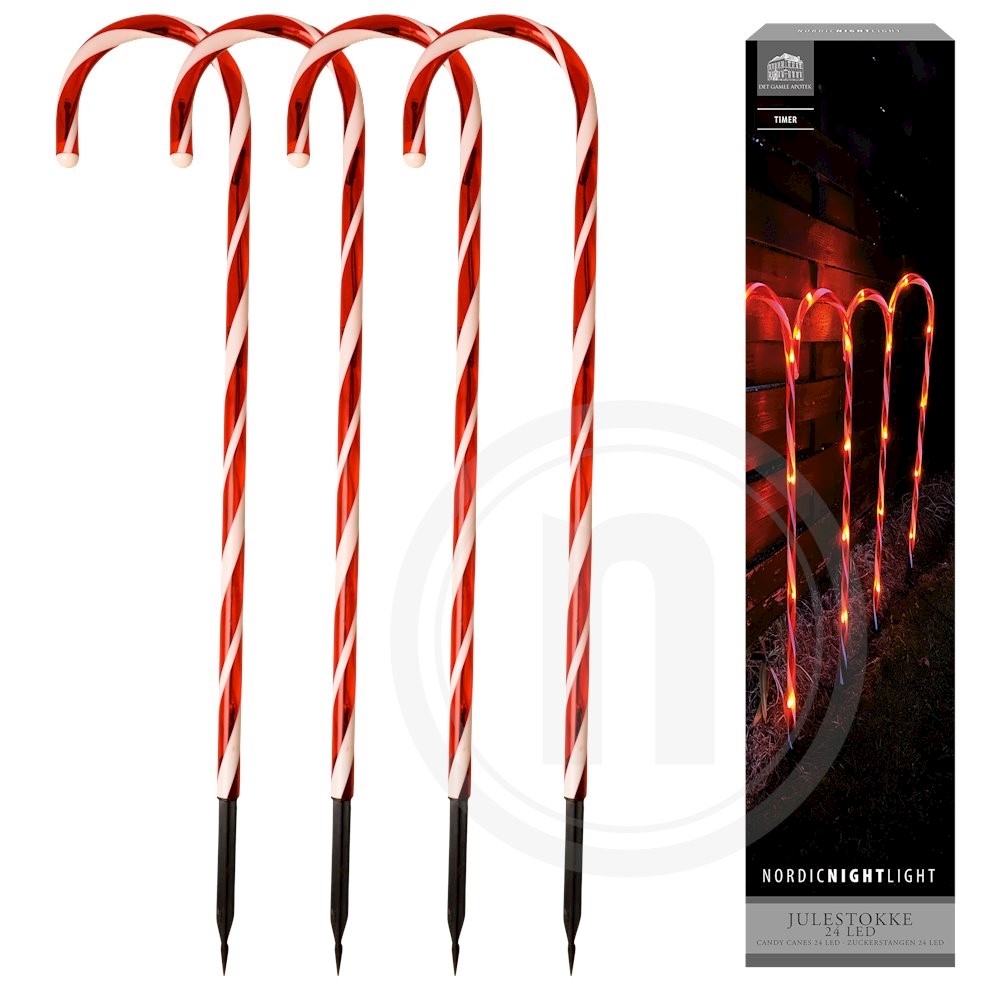 Julestokke med LED