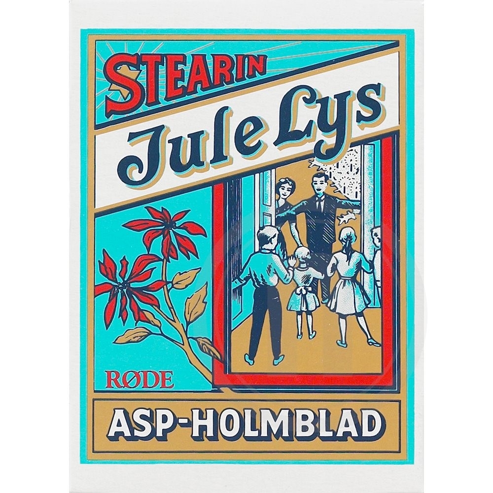 Juletræslys (rød)