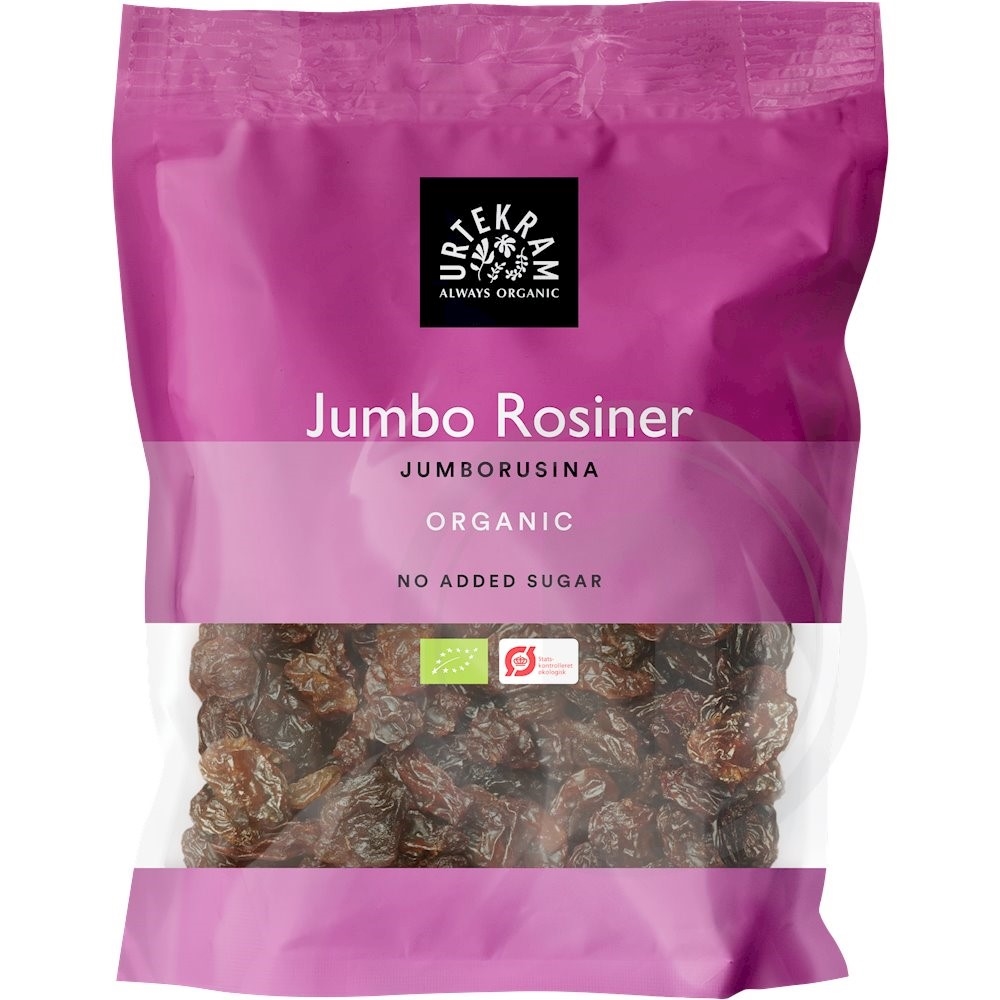 Urtekram Jumbo rosiner øko.