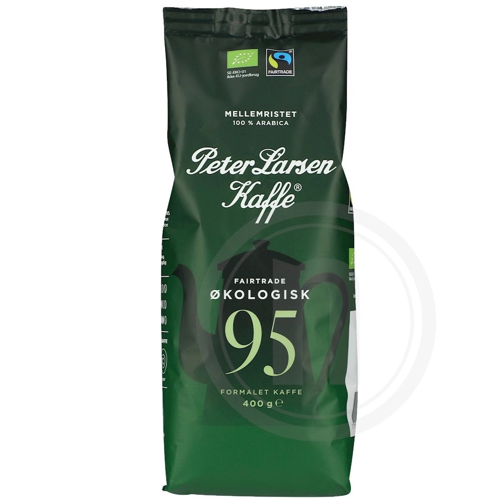 Kaffe bl. 95 øko. fra Peter Larsen Kaffe – Leveret med nemlig.com