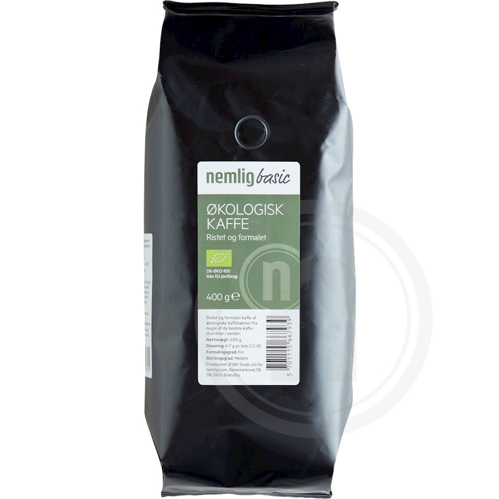 nemlig basic Økologisk Malet Kaffe