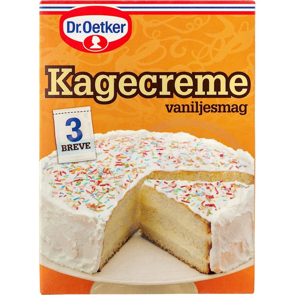 Dr. Oetker Kagecreme m. vanilje
