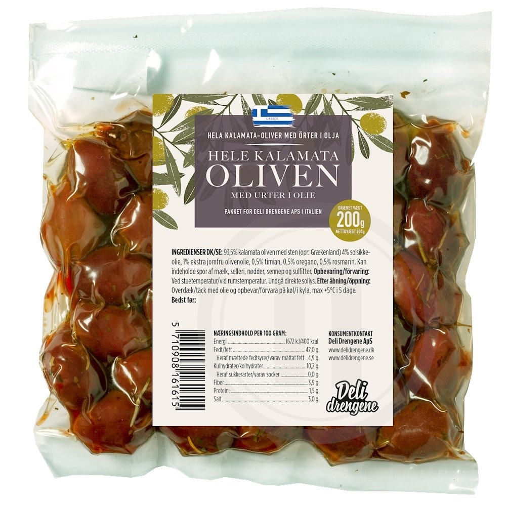 Kalamata oliven m. sten