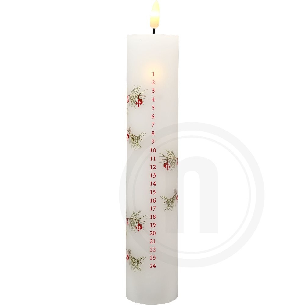 Kalenderlys LED (hvid)