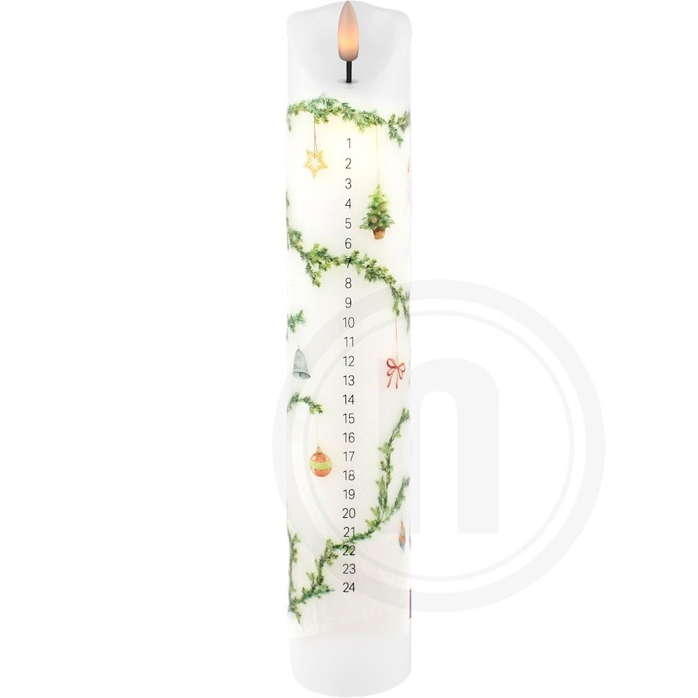Kalenderlys LED (hvid)