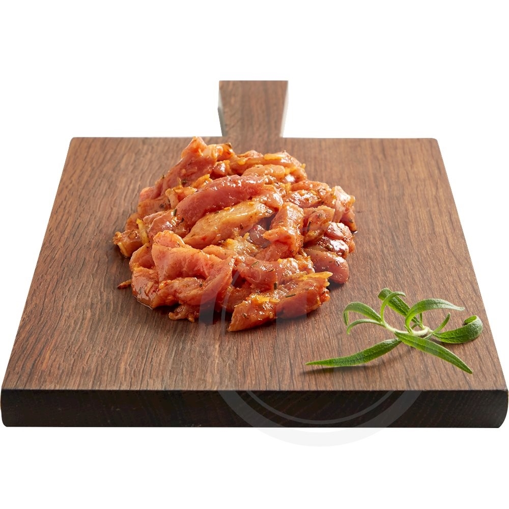 Kalkun i strimler marineret