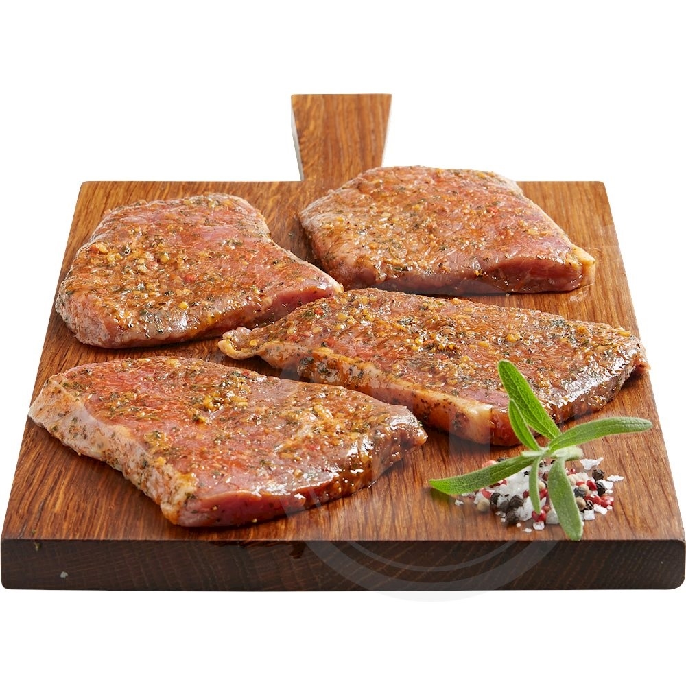 Danish Crown Kalvesteaks m. paprika 500 g