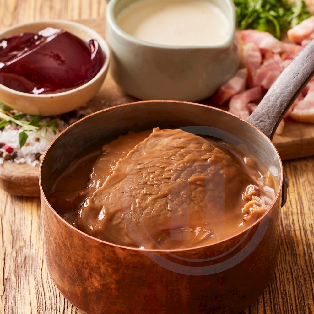 Slagter Lund Kalvesteg Stegt Som Vildt