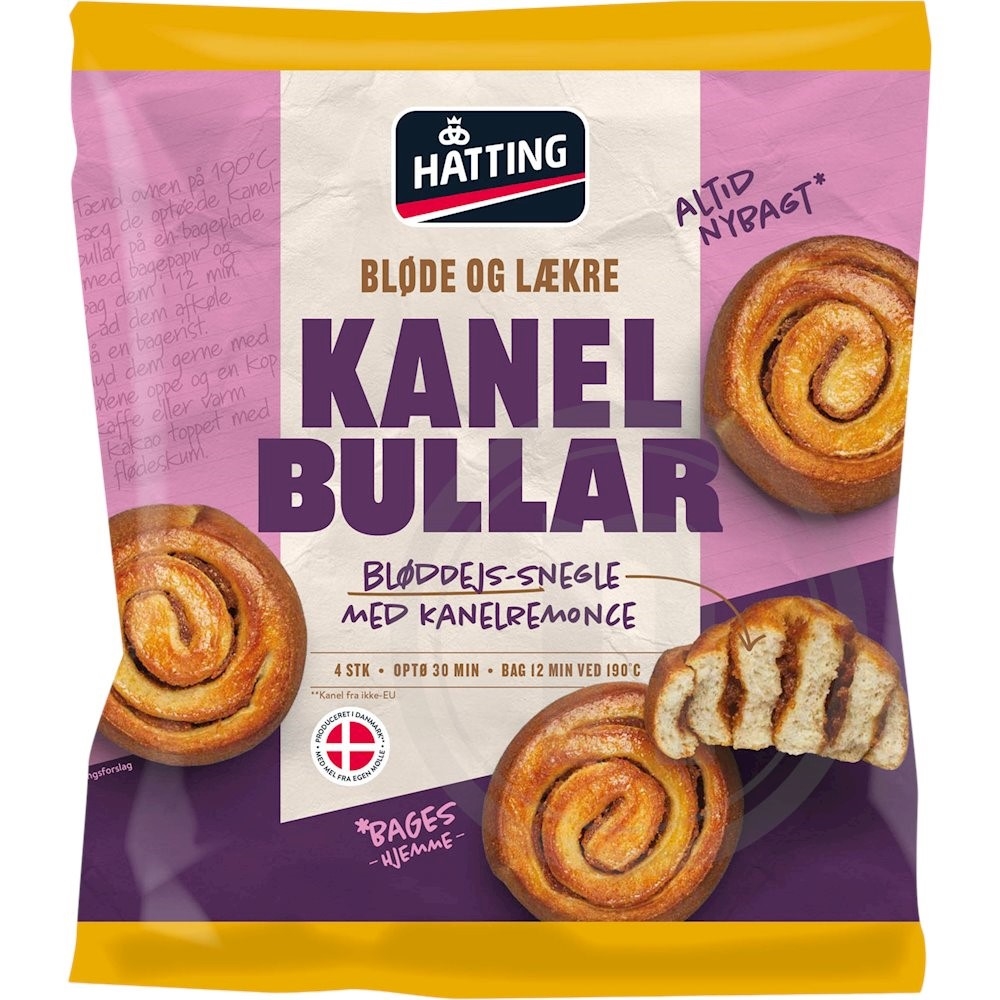 Hatting Kanelsnegle Gærdej 320 g