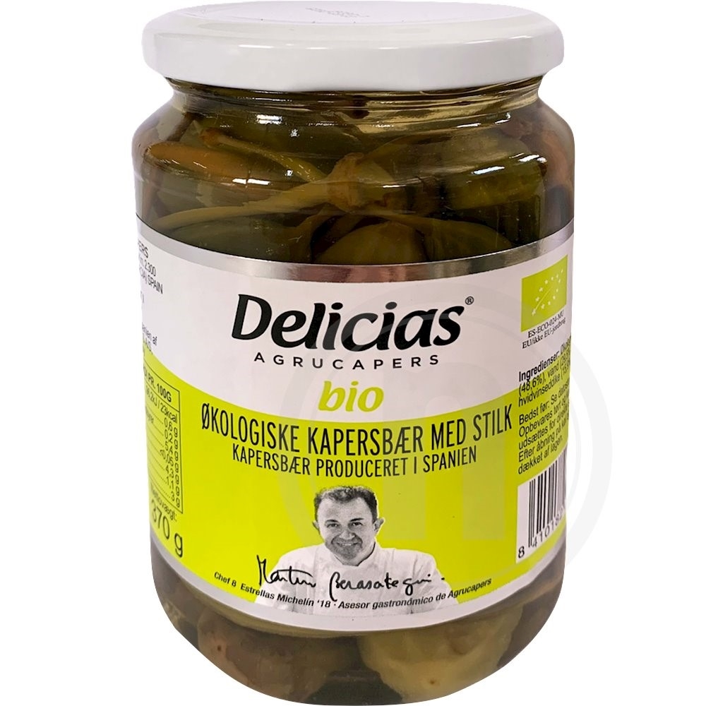 Delicias Kapersbær med stilk økologisk