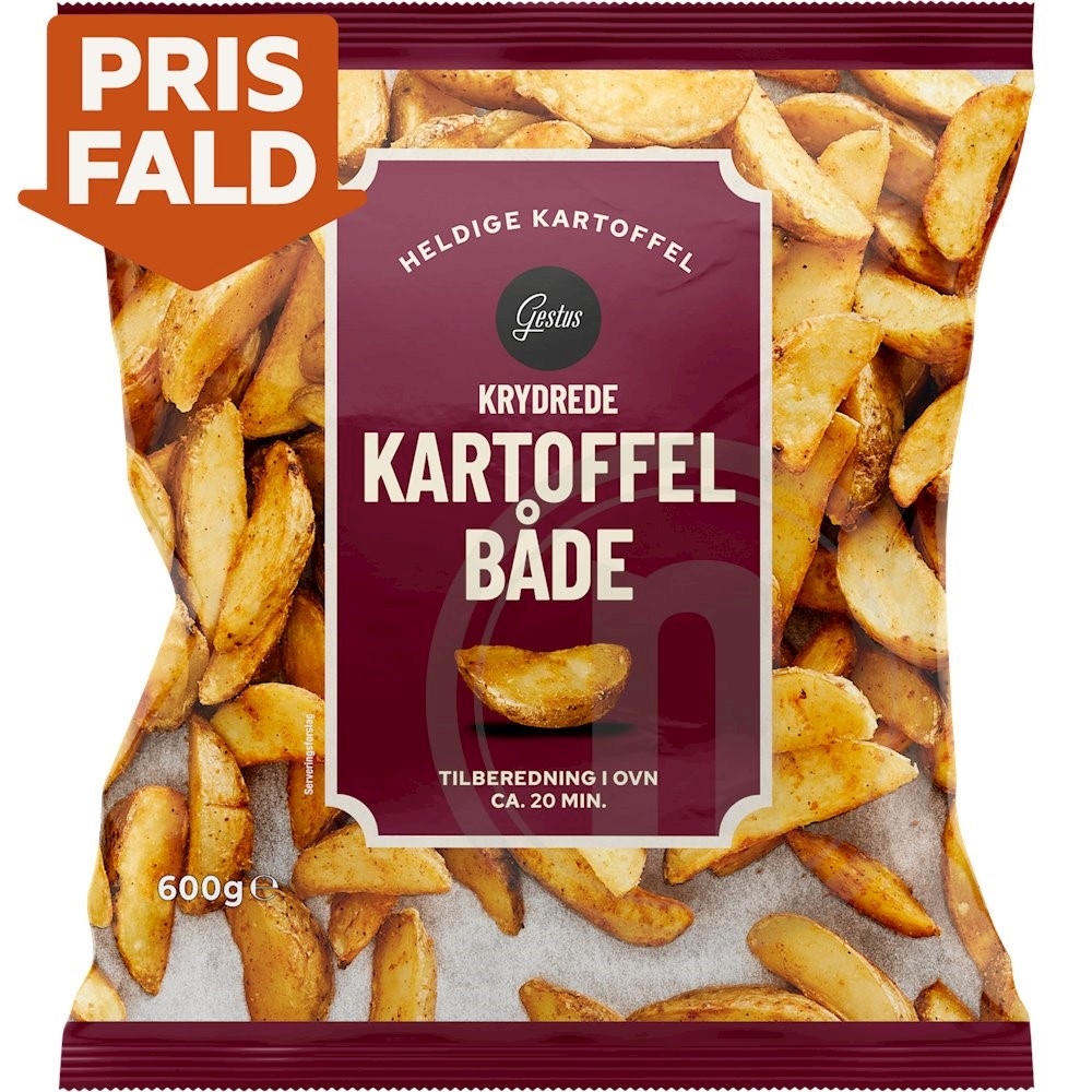 Kartoffelbåde (krydrede)