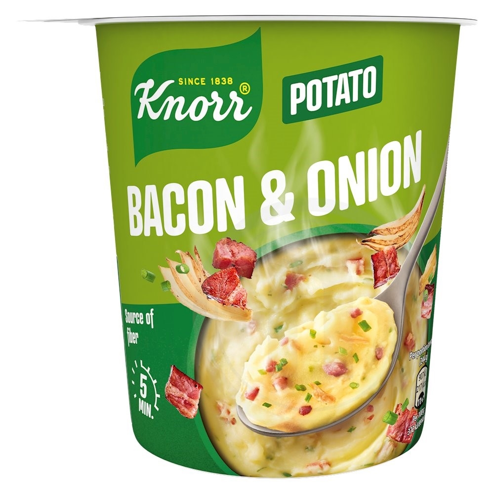 Knorr Kartoffelmos Bacon & Løg Snack Pot