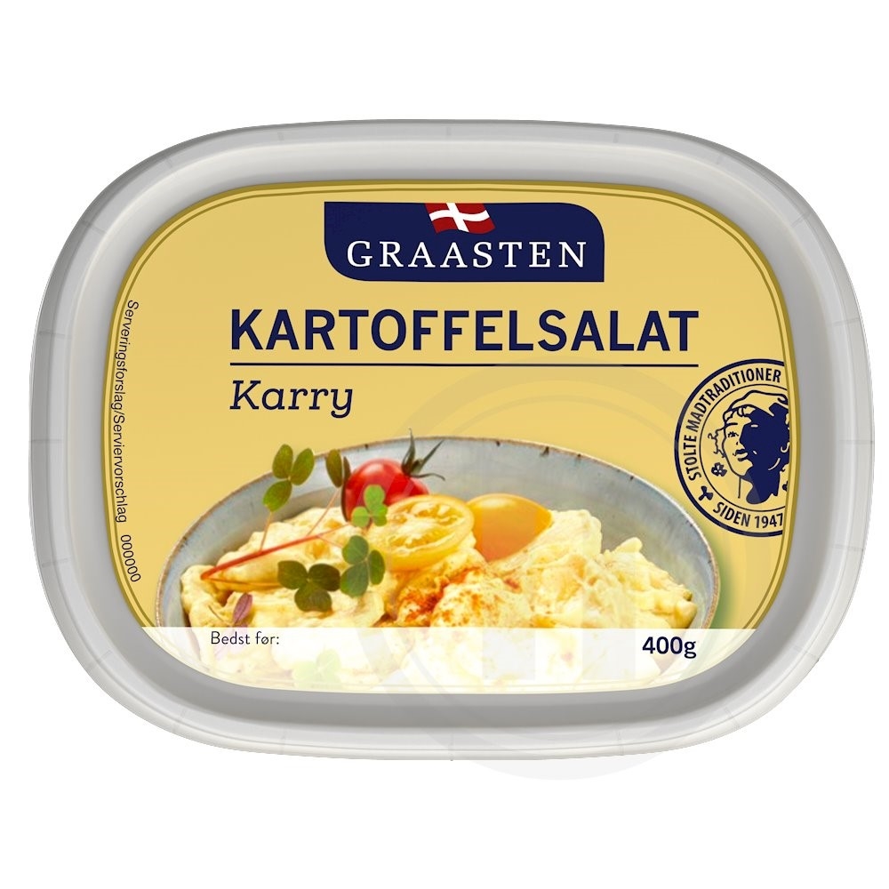 Graasten Kartoffelsalat med Karry